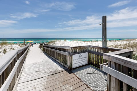 On the beach