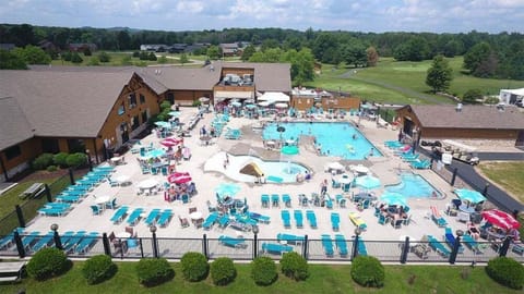 Indoor pool, a heated pool