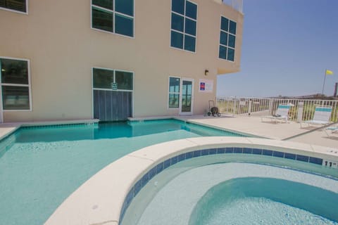 Indoor pool, a heated pool