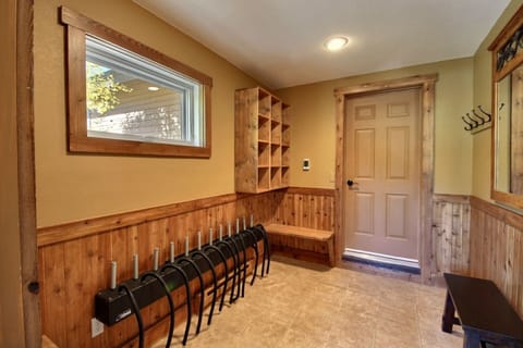 Gear Storage Room near entrance, Heated Garage has Ski Storage