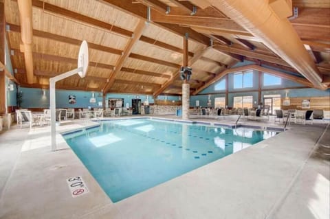 Indoor pool, a heated pool