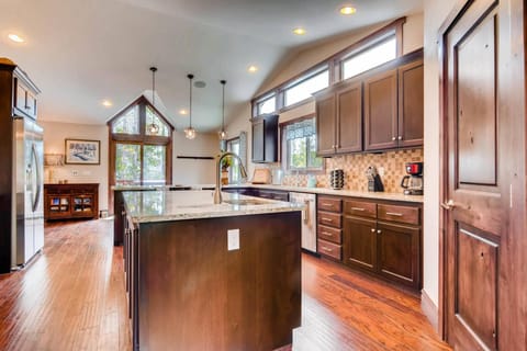 Another Kitchen Shot...even Two Sinks!...Opens to Outdoor Dining/Hot Tub