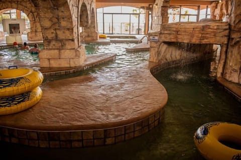 Indoor pool, a heated pool