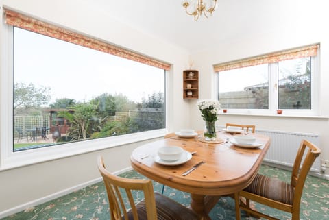 Dining area view 2 - with lovely garden views