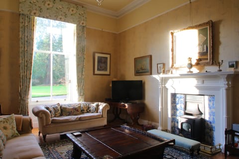 The sitting room/ library is an extra quiet space to relax
