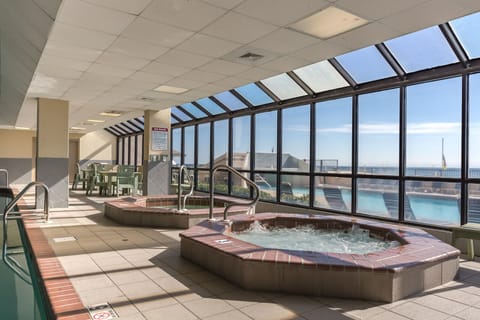 Indoor pool, a heated pool