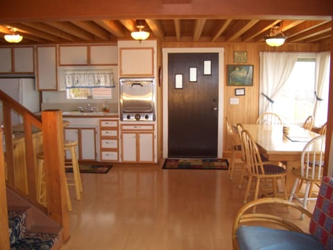 Open Kitchen and Dining Area with Full Ocean View