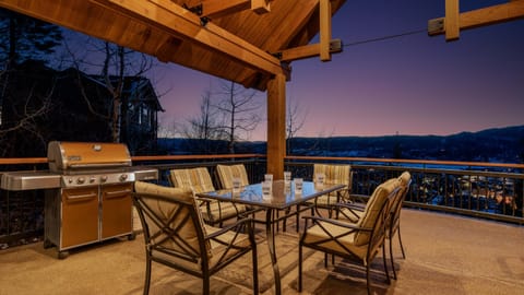 Grill and enjoy the views on the main level deck