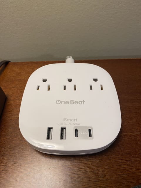 Station for all modes of charging. 