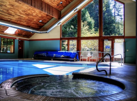 Indoor pool, a heated pool