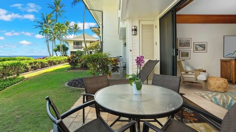 Poipu Kapili Resort #18 - Ocean View Dining Lanai - Parrish Kauai