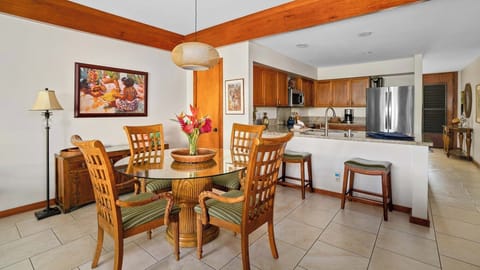 Poipu Kapili Resort #18 - Dining Room & Kitchen - Parrish Kauai