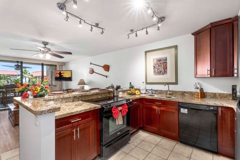 Well-equipped kitchen