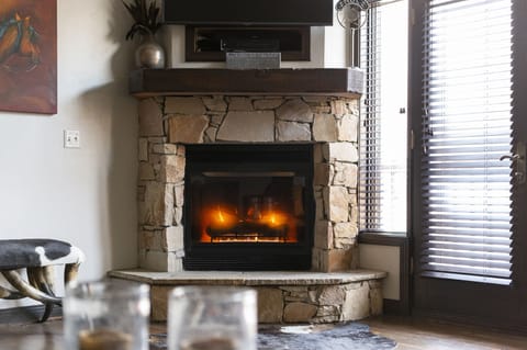 Cozy fireplace 