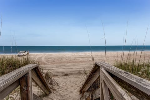 On the beach