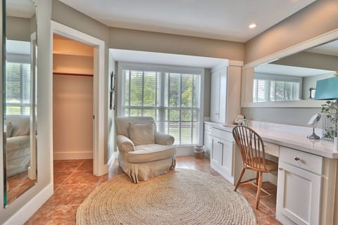 Sitting area in master bedroom
