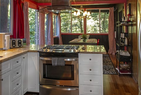 The updated kitchen has everything you need for fantastic meals.