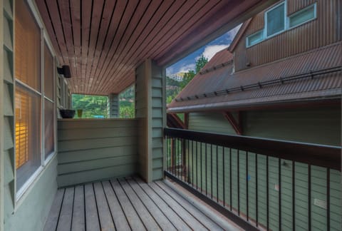 The Balcony of our Condo Rental in Telluride