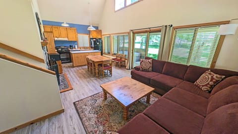 Living, Dining, And Kitchen