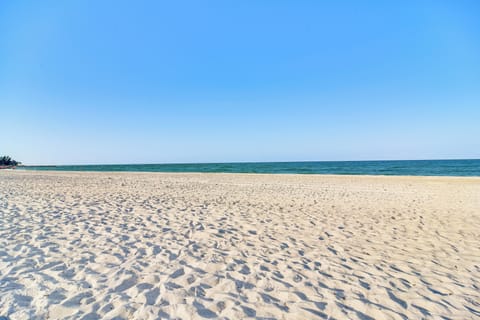 On the beach