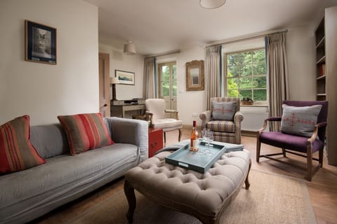 Crailing Cottage - the wonderful light filled sitting room