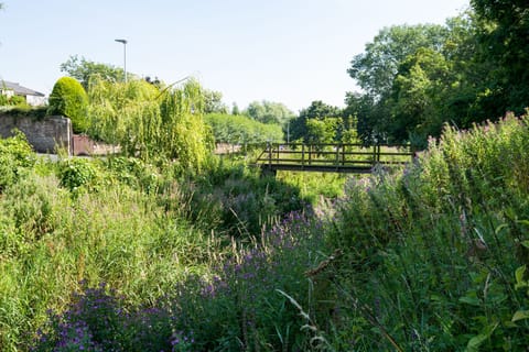 Coldstream Coach House - pedestrian bridge over the Leet Water in Coldstream