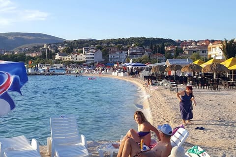 On the beach