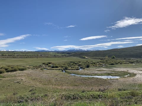 View from the back porch