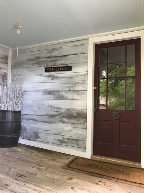 Private entrance to Carriage House