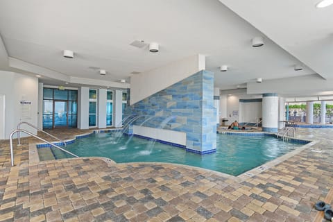 Indoor pool, a heated pool