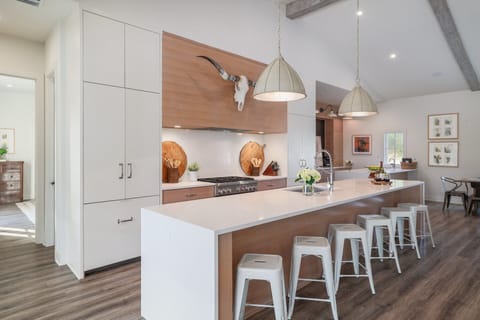 Kitchen & Counter Seating Area