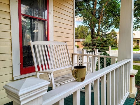 Morning Coffee on the deck, tranquility rocking the morning away