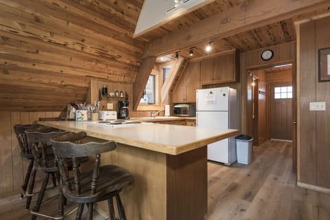 extra seating at the kitchen bar