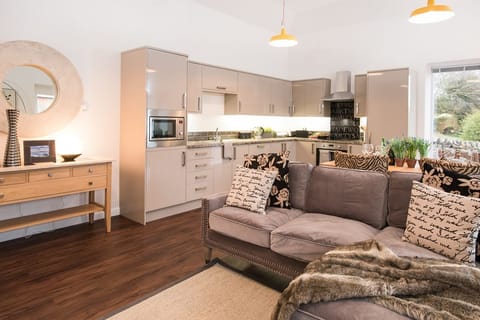 Stables - sitting room and kitchen