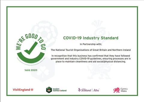 We follow industry-standard COVID-19 precautons
