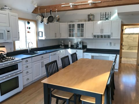 Newly updated Kitchen 2017 with soapstone counters double oven and well equipped
