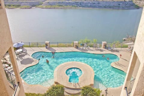 One of the 2 outdoor pools and hot tubs.