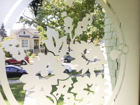 view out the front door