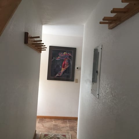 Hallway to the down stairs bedrooms