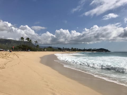 On the beach