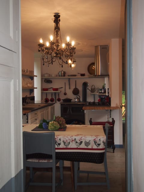 Kitchen and dining area
