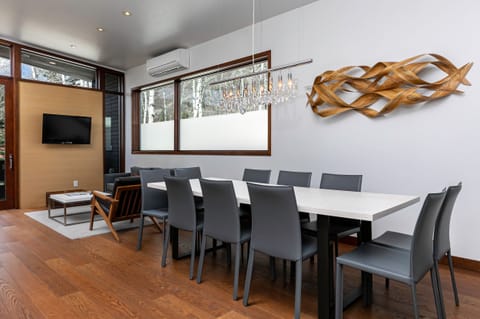 Dining Area and Fireplace