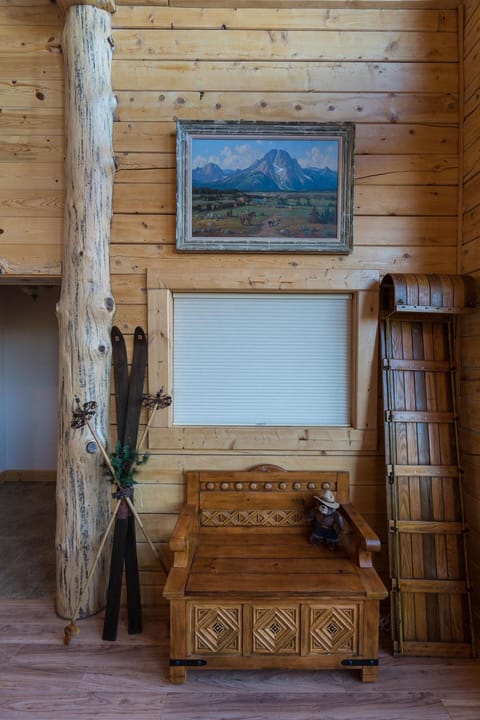 A place to take off those snowy boots.