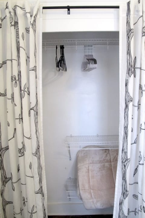 Combined shower/tub, hair dryer, towels, soap