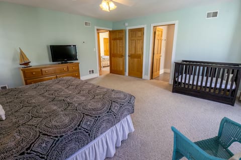 Second Level | Bedroom 5 | King | Attached Bath | Patio