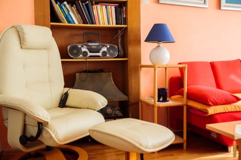 Massage chair in the living room
