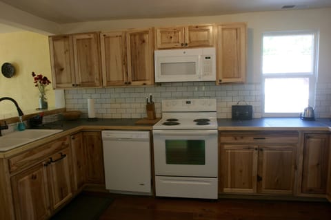 Fully stocked kitchen