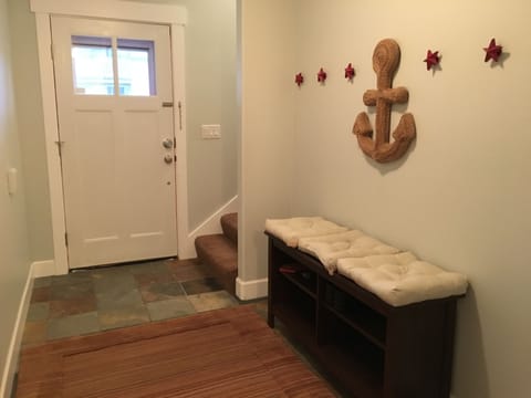 Entrance to house on ground floor.