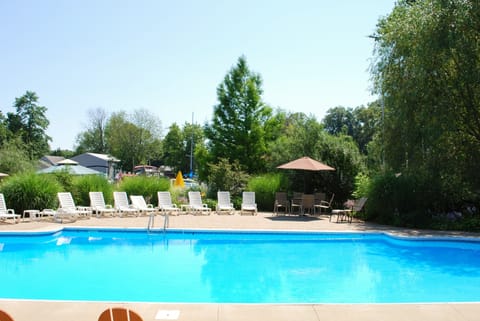 Indoor pool, outdoor pool