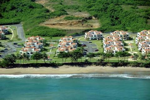 On the beach, sun loungers, beach towels